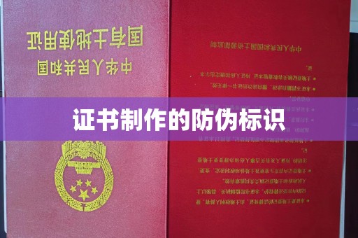 颍泉证书制作的防伪标识