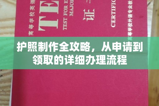 颍泉护照制作全攻略，从申请到领取的详细办理流程