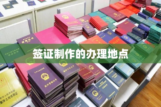 颍泉签证制作的办理地点