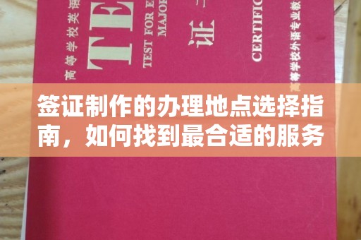 颍泉签证制作的办理地点选择指南，如何找到最合适的服务点