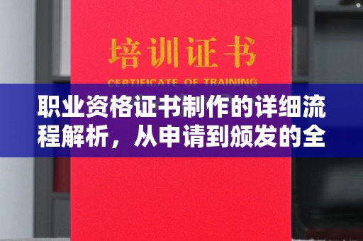 颍泉职业资格证书制作的详细流程解析，从申请到颁发的全方位指南