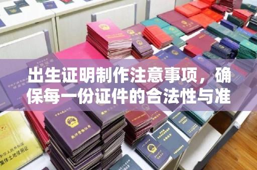颍泉出生证明制作注意事项，确保每一份证件的合法性与准确性