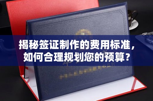 颍泉揭秘签证制作的费用标准，如何合理规划您的预算？