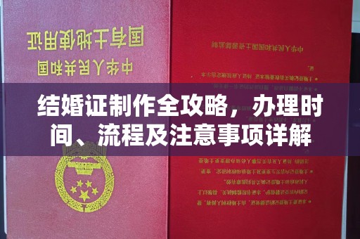 颍泉结婚证制作全攻略，办理时间、流程及注意事项详解
